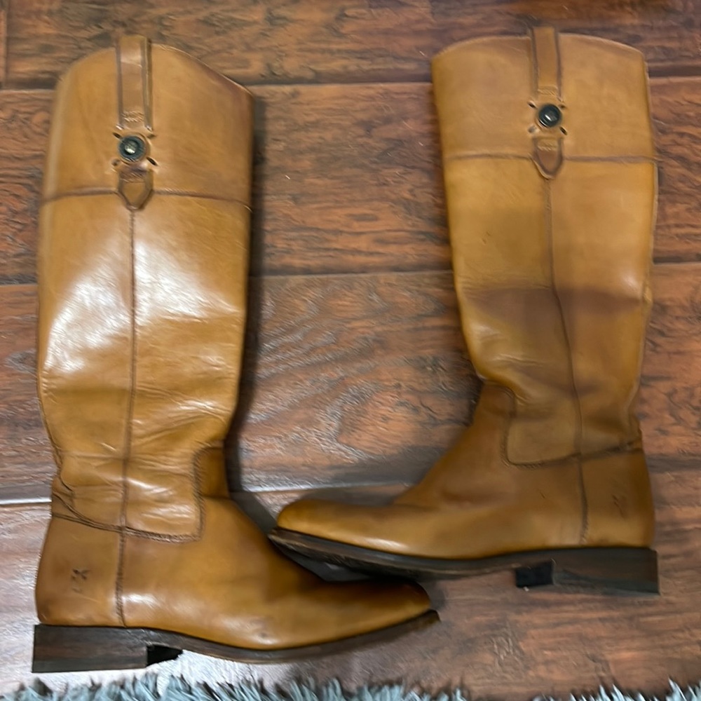 Tall Brown leather Frye Boots
